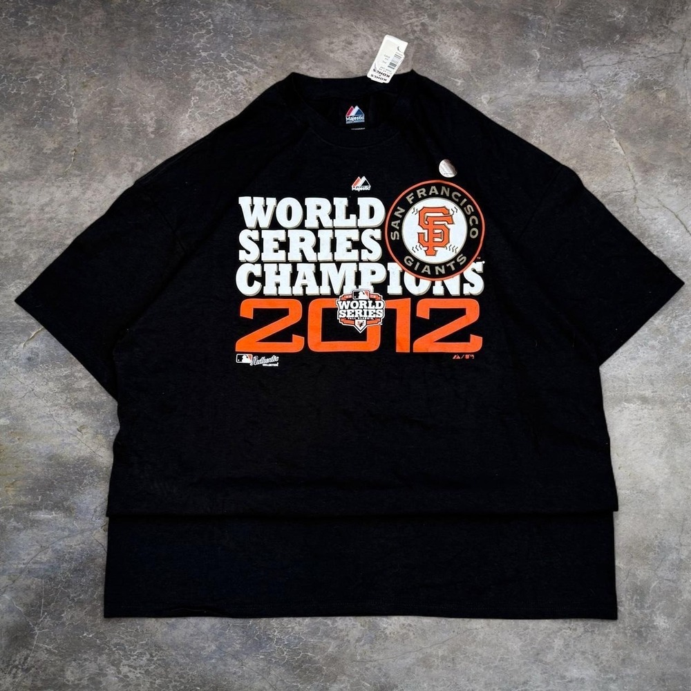 Majestic San Francisco Giants 2012 World Series Champions Graphic Tee Men's 2X